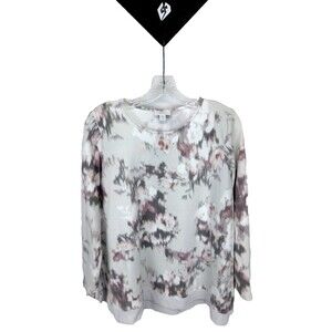 Pure Jill Women's Tunic Multi-Colored Tie-Dye Long Sleeve Size Medium